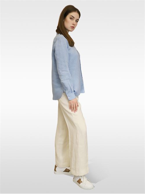 Pantaloni in tela di lino MAXMARA WEEKEND | 2351311231600012